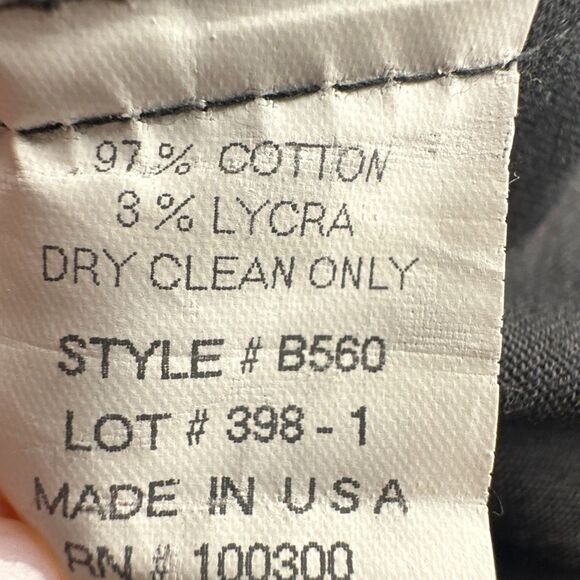 Vintage Capri Pants Womens Juniors 9 Black - Picture 9 of 9